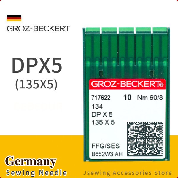 50PCS DPX5 Groz-Beckert Sewing Machine Needles For Industrial 135X5 761505 134R JUKI BROTHER SINGER SEIKO Fit DB2-B755 B814