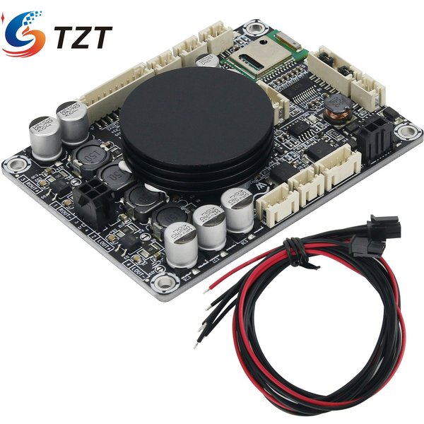 TZT Wondom 2x50W Class D Audio Amp Board Bluetooth 5.0 Amplifier Board JAB2-250 With DSP DIY Speakers