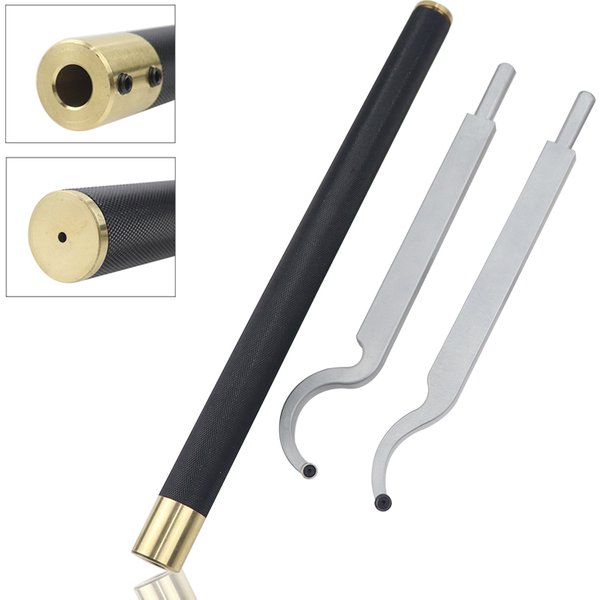 Outil de tournage creux rotatif en bois, avec coupe-insertion en alliage de carbure, poignée en alliage d'aluminium pour outils de tournage de coupe de tour