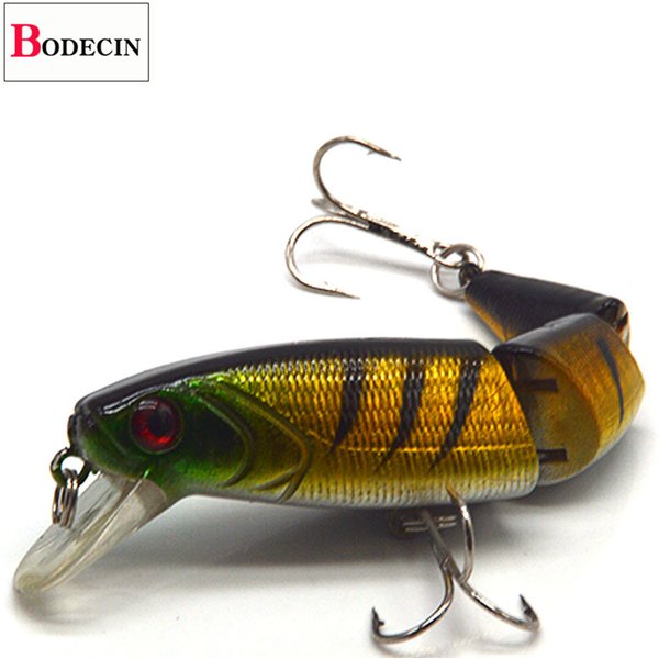 Multi Section Sea Bass Hard Fishing Lures 3D Eyes 1PCS Crankbaits Minnow Swimbait Fake Hard Bait Artificial Wobblers Carp Tackle