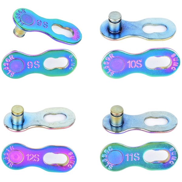SUMC chaîne de vélo lien manquant boucle magique 11 12 vitesses argent or maillon de chaîne 6/7/8 s 9 s 10 s 11 s 12 S vélo bouton magique rapide