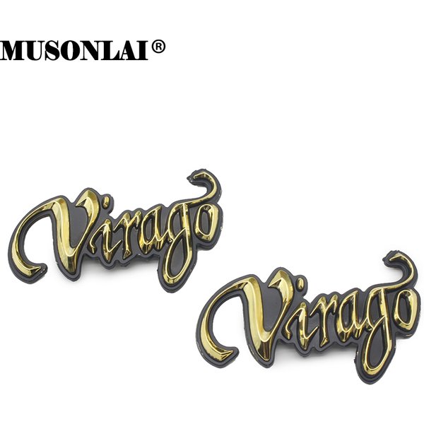 3D Virago Logo Emblem Badge Motorcycle Motorbike Gas Fuel Oil Tank Decals Stickers for Yamaha XV250 XV535 XV750 XV1100 Virago
