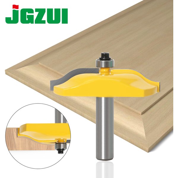 1pc 12mm 1/2 Shank Raised Panel Router Bit with Backcutter Cove 3-1/4 Tenon Bit Woodworking Milling Cutter for Wood