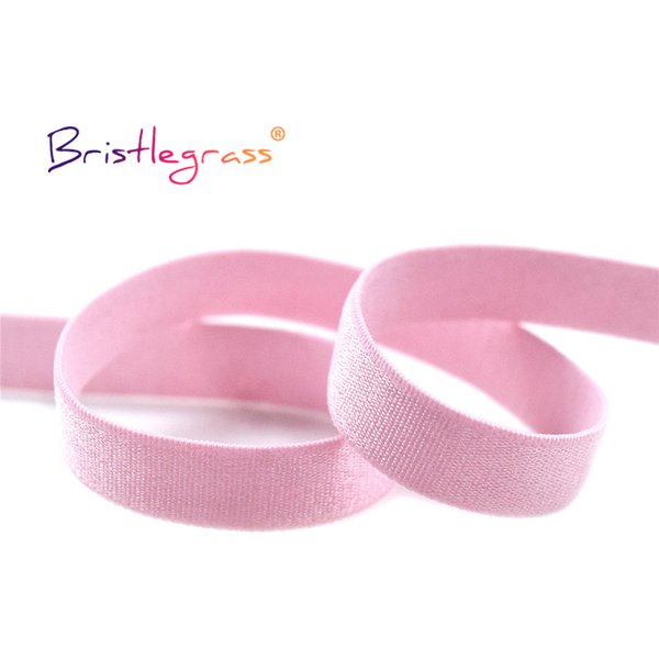 Bretelle de soutien-gorge élastique en Nylon, bande élastique en peluche, bande d'épaule en Spandex, sous-vêtements, Lingerie robe, garniture de couture, 3/8 pouces 10mm accessoires couture et