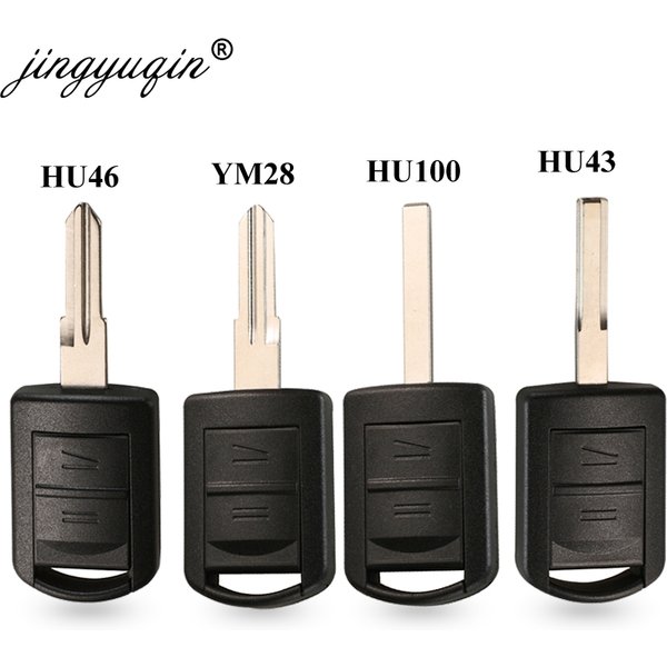 Jingyuqin 2 Tasten Fernbedienung Auto Schlüssel Fall Shell für Opel Vauxhall Corsa c Meriva astra h j g d Combo auto schlüssel Fob Micro Schalter
