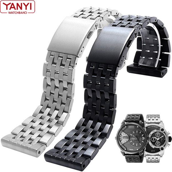 Edelstahlarmband für Diesel DZ7263 DZ7330 DZ7395 DZ7305 DZ4209 DZ4215 DZ1844 Uhrenarmband Herren-Uhrenarmband aus massivem Metall