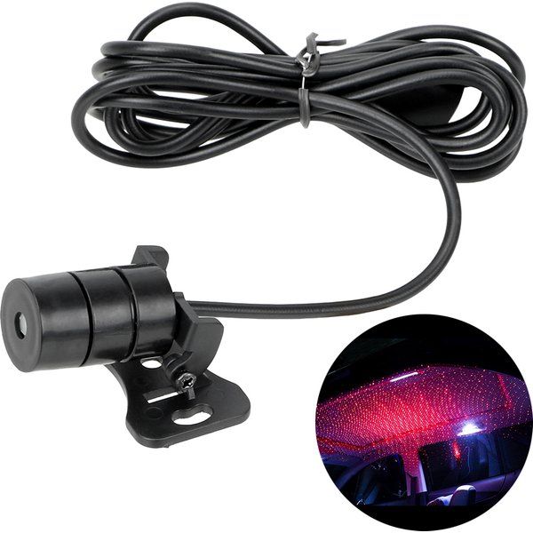 24V 12V Auto USB Licht LED Streifen Rot Sternen Himmel Decke Dekorative Innen Umgebungs Lampe Für Caravan RV lkw Anhänger Zubehör
