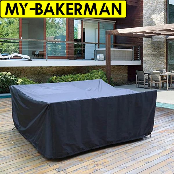 72Sizes Black Outdoor Patio Garden Furniture Waterproof Covers Rain Snow Chair Covers for Sofa Table Chair Dust Proof Cover