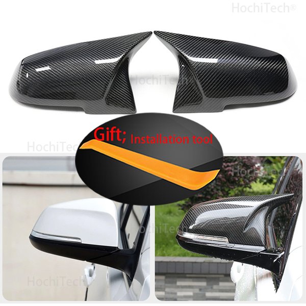 Juste de rétroviseur en fibre de carbone pour BMW Série 4, F32, F33, F36, 420i, 428i, 435i, Coupé, Convertible, Gran Coupé, Up, 2014