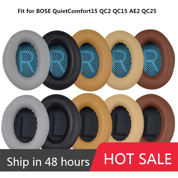 Coussinets d'oreille de remplacement pour écouteurs Bose QuietComfort2 QC2 QC15 QC25 QC35 AE2 AE2i AE2w SoundTrue SoundLink, haute protéine