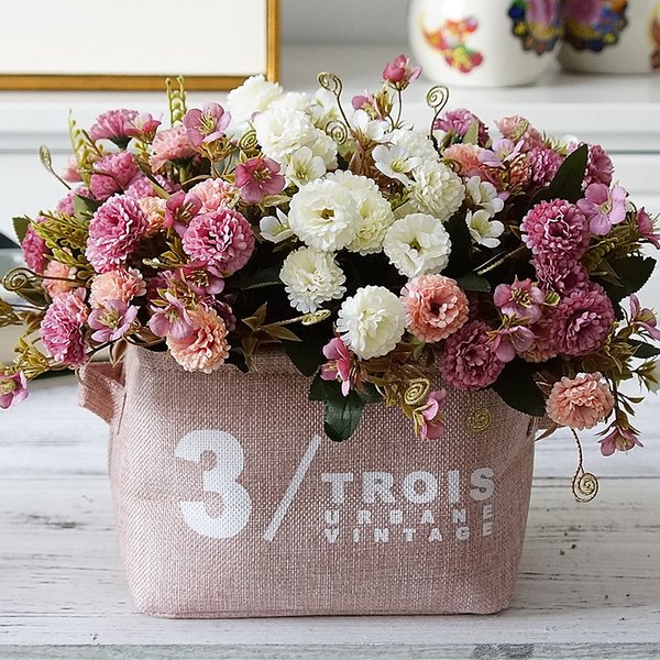 1 paquet de petits œillets de clous de girofle européens, fleurs artificielles, vente en gros, photographie de maison, décoration douce, matériaux de bricolage faits à la main