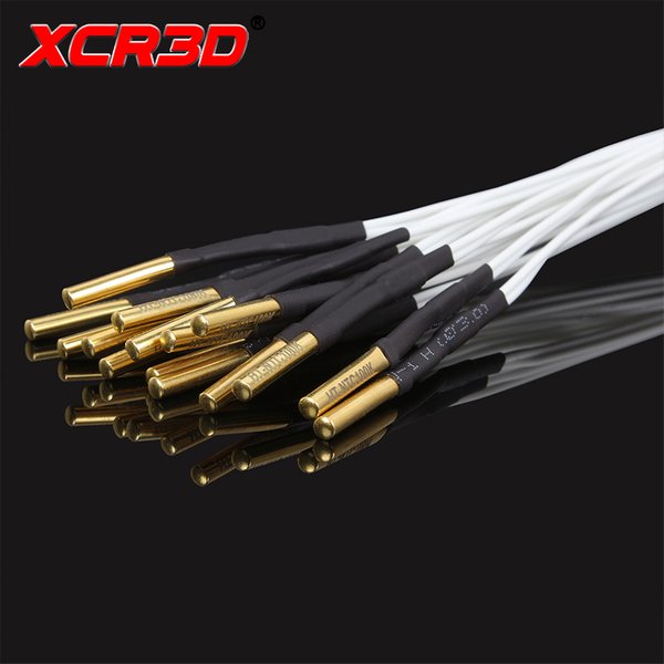 3D-Drucker 3D-Teile HT-100K NTC-Thermistor Temperatursensor 100 K Ohm NTC 3950 mit Kabel für Hochtemperatur-Filament 1/2 m