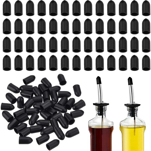 Bouchon verseur en caoutchouc pour bouteille d'hiver, couvercle de bec verseur, bouchons en caoutchouc français ou HI, couvercles anti-poussière
