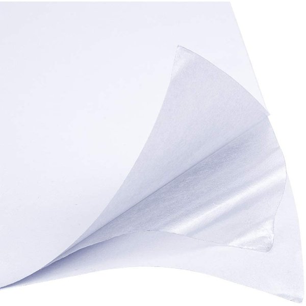 Feuilles de ruban adhésif Double face blanc, format A4, feuille adhésive forte, Film collant 0.1mm pour la fabrication d'albums Photo artisanaux