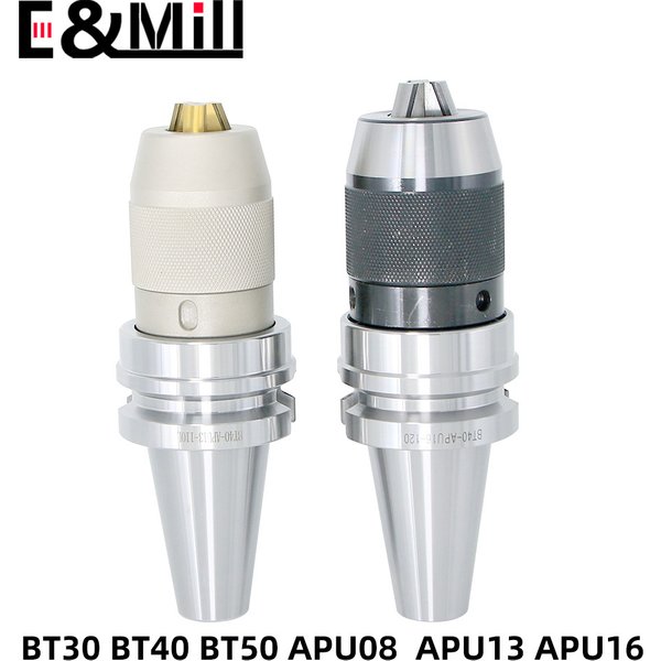 BT30 BT40 BT50 APU08 APU13 APU16 porte-outil BT APU mandrin de forage CNC intégré auto-serrant porte-outils de fraisage foret