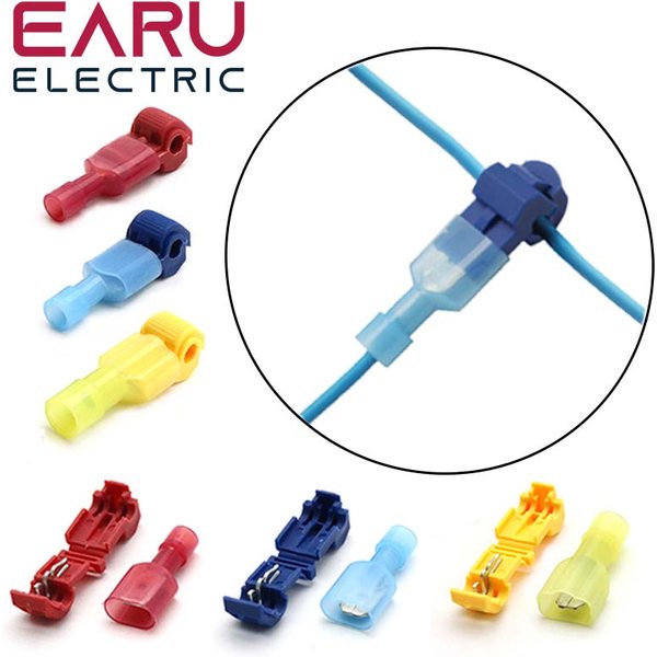 10/20/30/40/50Pcs T-Tap Stecker Schnelle Elektrische Kabel Stecker Snap Splice Lock draht Terminal Wasserdichte Crimp Draht Terminal