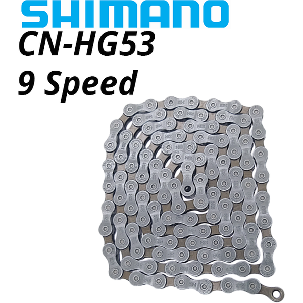 SHIMANO Alivio HG53 9-Gang-Ketten CN-HG53 Super Narrow HG Fahrradkette 9-Gang 9S 112 Glieder 112L