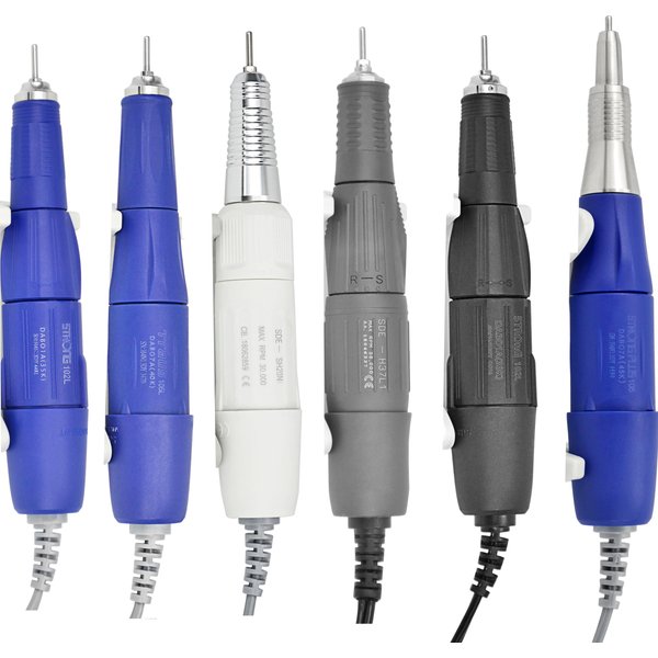 STRONG 210 plus 105 105L H37L1 Sh20N 102L handle 35K & 40K & 45K RPM Micromotor Polishing Nail drill Machine Handpiece