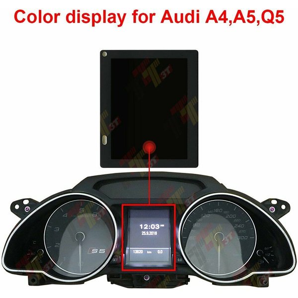 Dashboard LCD-Farbdisplay für Audi A4/S4/RS4, A5/S5/RS5, Q5 Magneti Marelli Instrumentenanzeige
