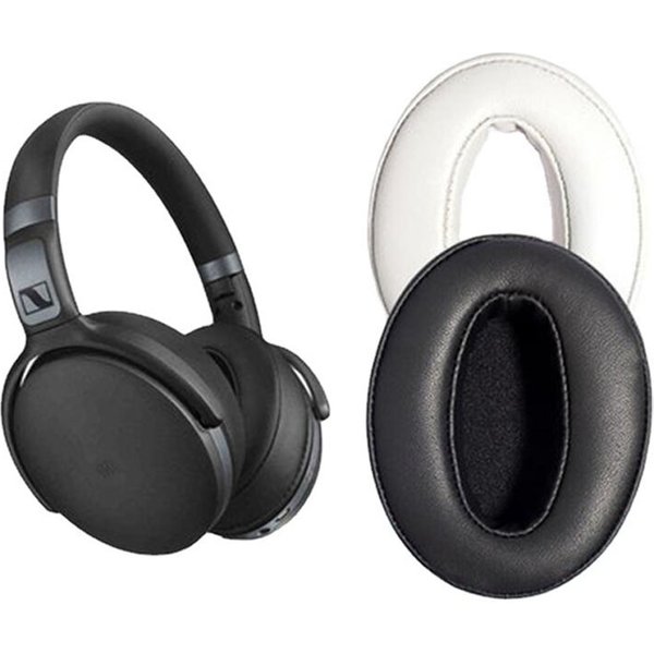 Coussinets d'oreille, manchons pour écouteurs, coussinets en éponge pour bandeau et cache-oreilles en cuir compatibles avec Sennheiser HD4.50BT HD4.30 HD4.40BT