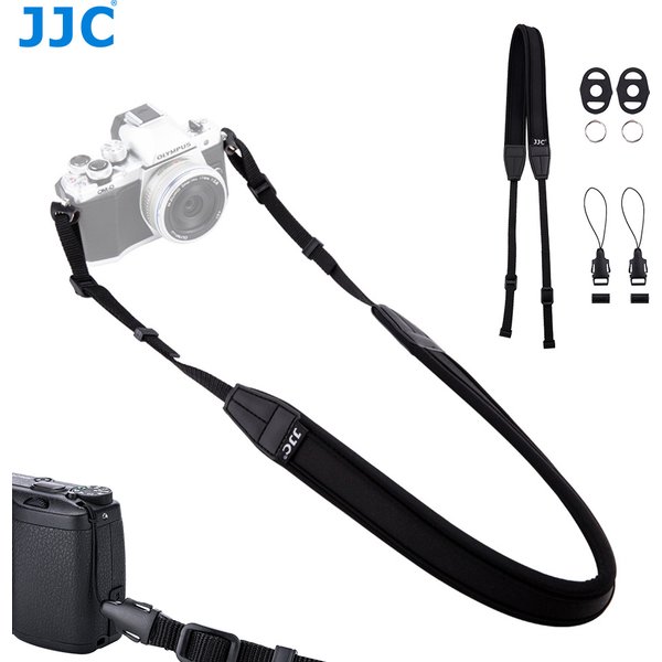 JJC – sangle de cou souple en néoprène, ceinture de support pour Sony A7 V A7V A7M5 Canon Nikon Fujifilm Olympus, accessoires d'appareil photo