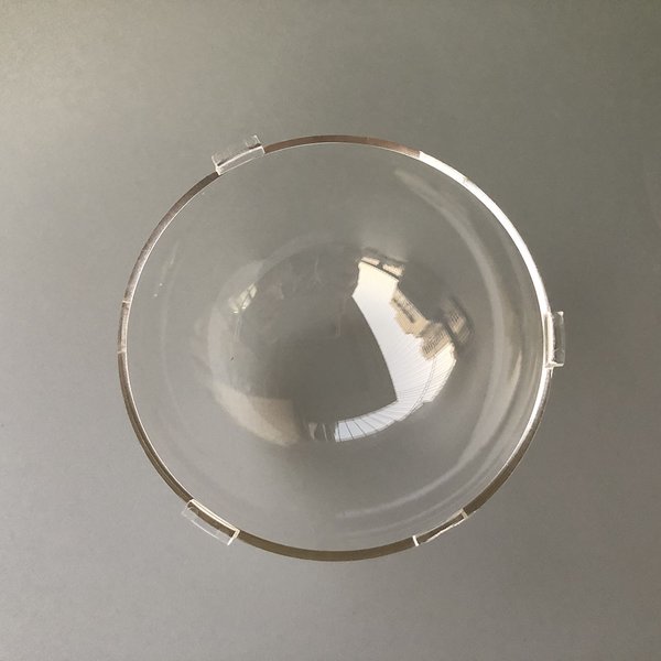 Petit couvercle de protection pour caméra de sécurité en verre transparent acrylique de 3 pouces, boîtier de caméra dôme, couvercle d'objectif étanche extérieur 79.1x41.4mm