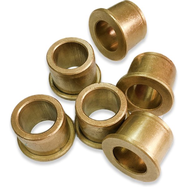 5x ID1/1.5/2/3/4/5/6/8mm OD3.4-10mm bague à bride en Bronze alliage de cuivre auto-lubrifiant roulement uni imprégné d'huile frittée
