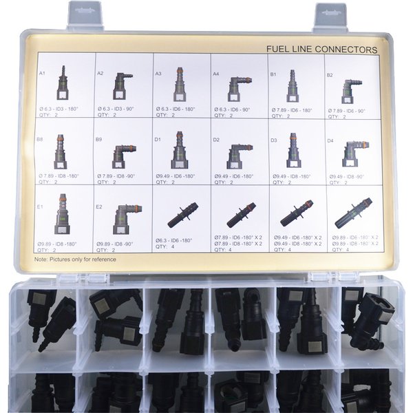 Kits de connecteurs rapides de tuyau de carburant de style de voiture automatique 800-588M pour l'entretien de conduite de carburant et le bricolage