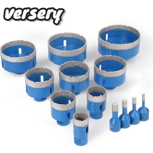 Ouvre-trou de scie circulaire brasé sous vide sec, filetage M14, propositions de diamant, noyau pour carreaux de céramique, granit, marbre, 6mm-120mm, 1 pièce