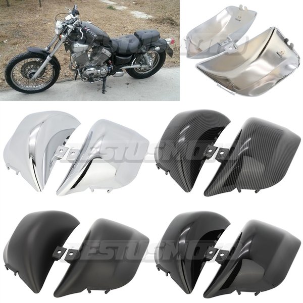 Couvercle de batterie de carénage latéral de moto, pour Yamaha Virago 535 400 XV535 XV400 1987-2015 2016 2017 2018 2019 2020 2021 2022 2023