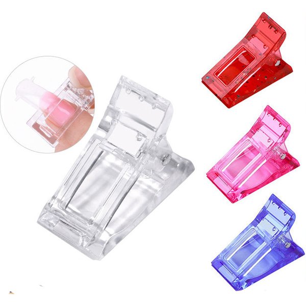 1/5/10 pièces pince à ongles acrylique ongles en plastique vernis à doigts conseils d'extension construction rapide Gel UV LED manucure Art constructeur outil