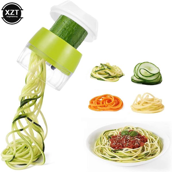 Trancheur de légumes en spirale portatif, coupe-légumes, Zucchini, pâtes, nouilles, Spaghetti, Gadgets de cuisine