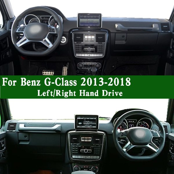 Pour Mercedes-Benz Classe G W463 G500 350 2013-2018, couvre-tableau de bord, couvre-tableau de bord, tapis de tableau de bord, anti-saleté, ornement