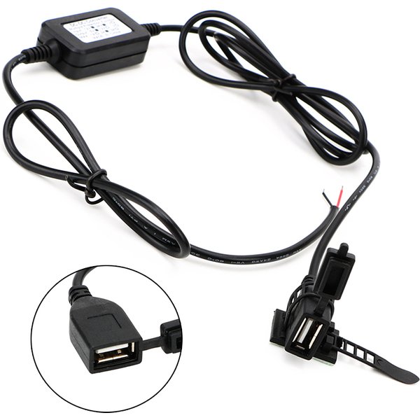 Chargeurs USB 3.0 pour moto, adaptateur d'alimentation, convertisseur de prise 12V 24V à 5V 2A, sortie, montage sur guidon, accessoires de voiture et de moto