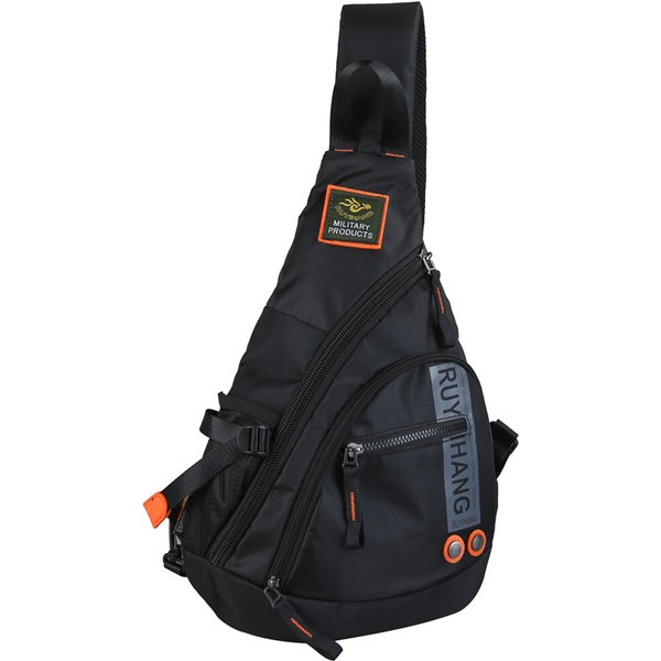 Sacs à bandoulière pour hommes sacs à bandoulière de voyage sac de poitrine militaire pour voyage scolaire sac de messager en Nylon imperméable noir vert