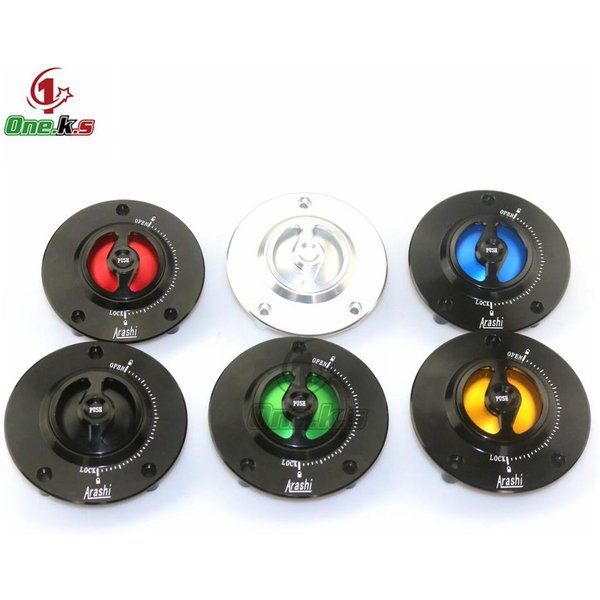 Bouchon de réservoir de carburant pour moto, couvercle CNC à dégagement rapide pour KAWASAKI ER6N E6RF Z1000 Z1000SX Z800 Z750 ZZR1400 GTR1400 ZX6R ZX10R