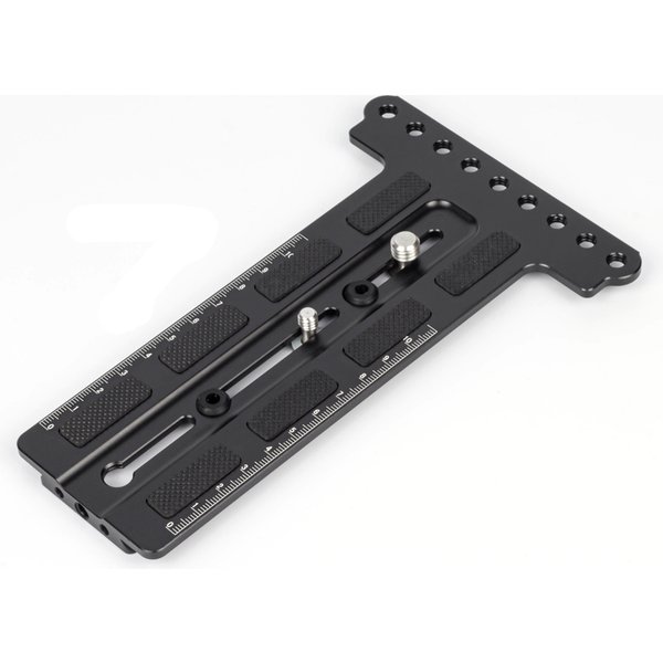 Schnelle Quick Release Schwalbenschwanz Montage Platte Grundplatte fr DJI Ronin-M Gimbal Stabilisator 4K 8K Film Kamera BMCC Follow Focus ROT