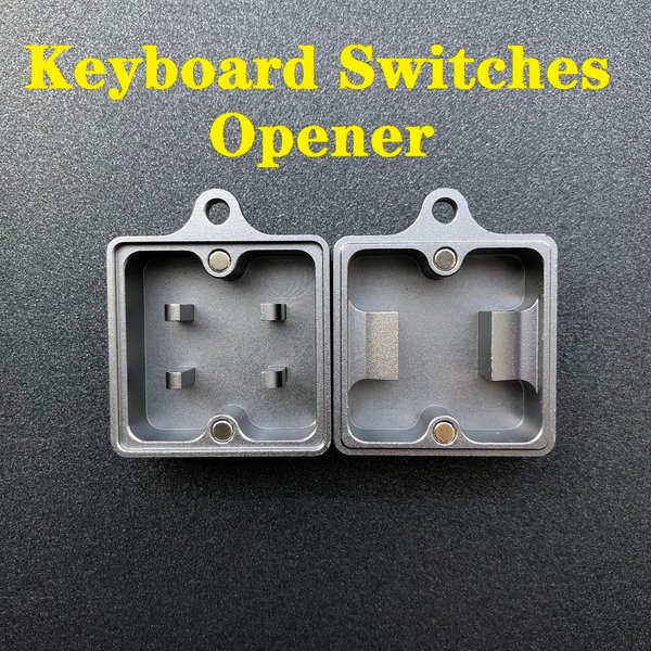 Neue mechanische Tastatur Schalter Opener CNC Aluminium Legierung für Cherry Gateron Kailh Outemu 2in1 Mx Schalter Schmieren Welle Opener