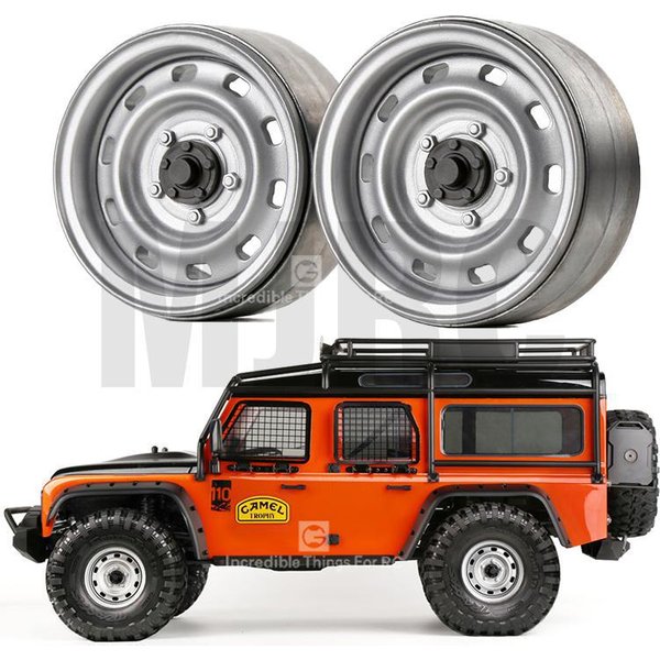 4 stücke Metall 1,9 zoll Radnabe Beadlock Felge Für 1/10 Rc Crawler Auto Trx4 Bronco Rc4wd D90 D110 Axial scx10 90046 Jimny Cfx Vs4