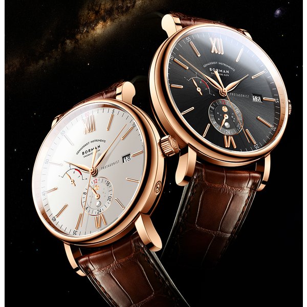 Switzerland Luxury Brand BORMAN Seagull Automatic Mechanical Men's Watches Sapphire 50M Waterproof Multi-function Clocks BM3904