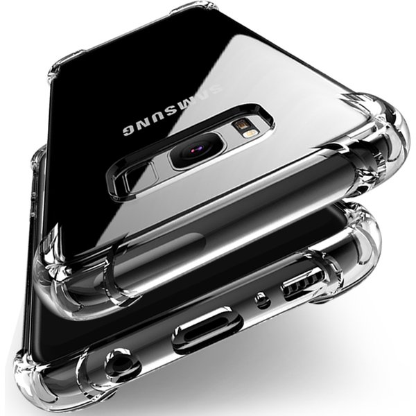 Coque en silicone souple transparent antichoc pour Samsung Galaxy S20 S21 S22 Ultra FE S8 S9 S10 Plus Note 9 10 20 A50 A51 A70 A71 A53