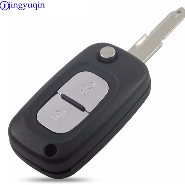 Jingyuqin 2 Tasten Autos chl üssel Fall Abdeckung Remote Flip Folding Autos chl üssel Shell für Renault