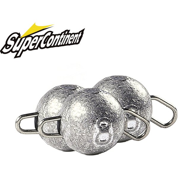 Supercontinent Cheburashka plombs tête de gabarit de pêche poids de balle groupe de leurre souple 2g4g6g8g10g12g14g16g18gHame gravé
