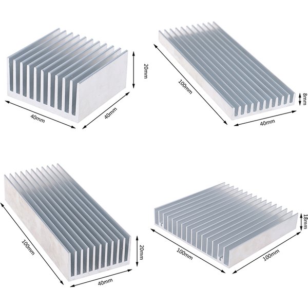 Dissipateur thermique en aluminium extrudé pour puce IC LED haute puissance, refroidisseur, religion, drop sunshine