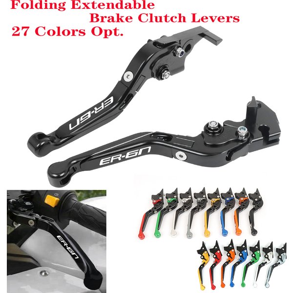 For Kawasaki ER6N ER-6N ER 6N 2006-2008 ER-6F ER6F Motorcycle Accessories Adjustable Extendable Folding Brake Clutch Levers