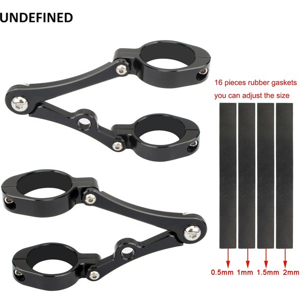 33mm-58mm Universal Headlight Bracket Mount Clamp Fork Tube Light Holder 54mm 49mm 45mm 41mm 37mm Motorcycle Bobber Cafe Racer