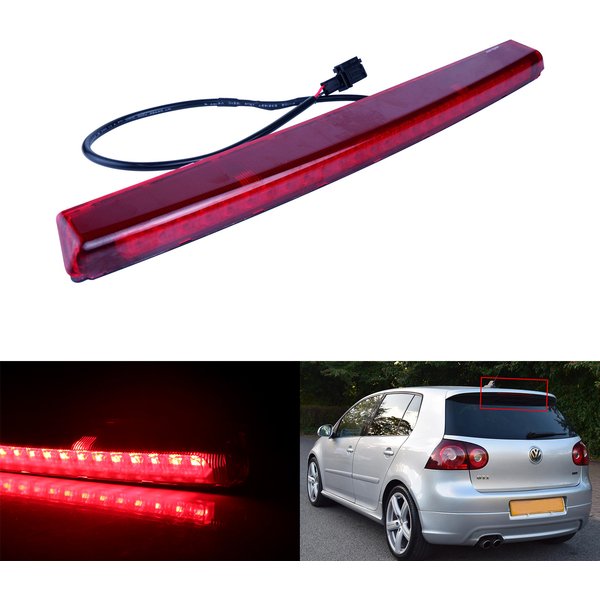 ANGRONG 1 pièces rouge LED arrière haut niveau feu stop pour VW Golf MK5 GTI R32 r-line Passat 3C5 Polo 9N