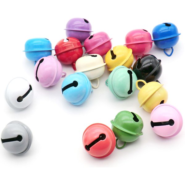 Wholesale Jingle Bell 100/50/20 Pcs Pendants For Dog Collar Name Tags Cat Diy Pet Keychain Handmade Accessories Christma Bell