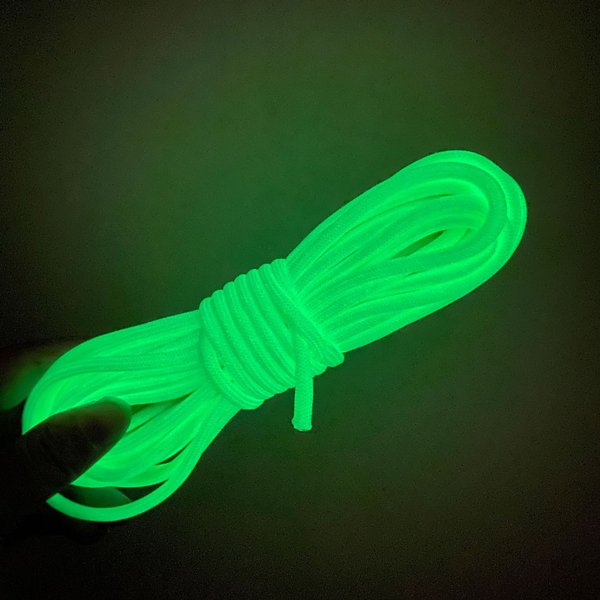 Corde de Parachute lumineuse de couleur de 4mm, lanière, corde d'avertissement, Type Mil Spec, un brin, escalade, Camping, équipement de survie
