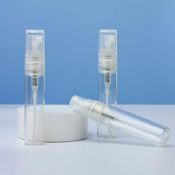 100 Pieces/Lot 5ML Transparent Glass Perfume Bottle Mini Portable Perfume Essential Empty Containers Atomizer For Travel